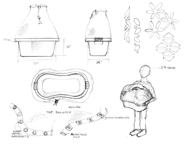 Laundry Basket Sketches